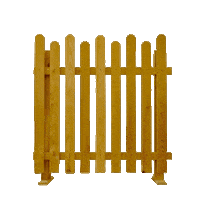 Wood Fence Sticker by Bauholz SAS