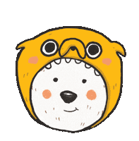 Polar Bear Monster Sticker by Rhiannon Kate