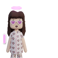 I Love You Heart Sticker by Bytebuddy