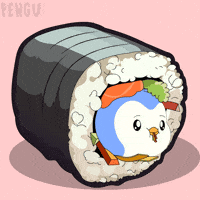 Hungry Om Nom GIF by Pudgy Penguins