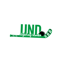 Fighting Hawks Hockey Sticker by University of North Dakota