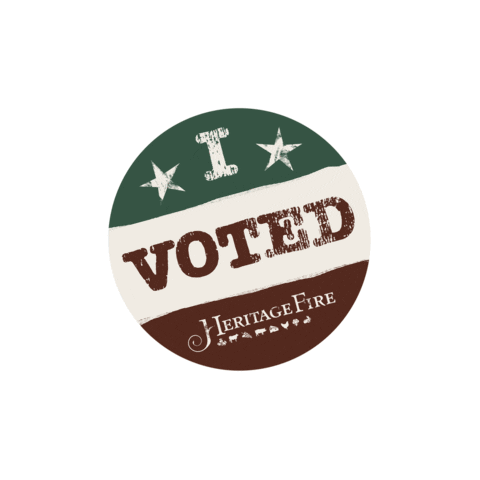 HeritageFireTour vote i voted heritage voted Sticker