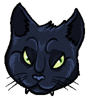 Wednesday 13 Cat Sticker