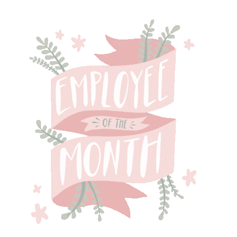 Employee Of The Month Freelance Sticker by Designmageriet