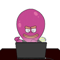 Typing Escribiendo Sticker by Octo Gaming