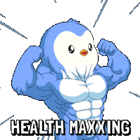 Workout Gym Sticker by Pudgy Penguins