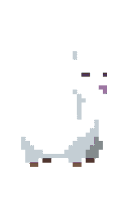 subpixel ready goat llama alpaca Sticker
