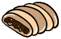 Cake Croissant Sticker by Natalie Michelle Watson