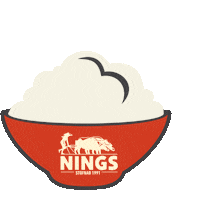 Nings_Island wok supa heilsa nings Sticker