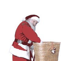 Ville_Angers christmas santa present pere noel Sticker