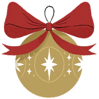Christmas Bow Sticker by Hallmark Mystery