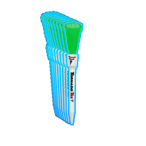 TornadoTee giphygifmaker tornado golf tee tornado tee Sticker