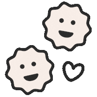 DoughJoy happy smile corazon dough joy Sticker