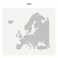 euronews how europe has been turning pink since 2001 GIF