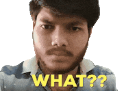 Kya What Sticker by Raghav Bansal