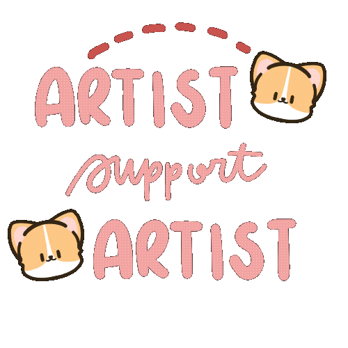 Support Corgi Sticker
