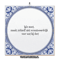 Ontspanning Verandering Sticker by Tegelspreuken.nl