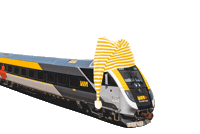 Sleepy Via Rail Sticker by VIA Rail Canada