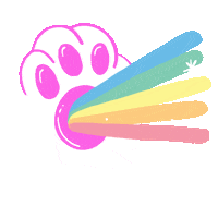 Cat Rainbow Sticker
