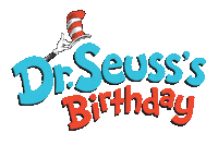 Dr Seuss Birthday Sticker by Saint Theresa Bilingual School