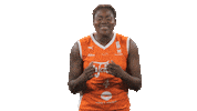 Basketball Kiss Sticker by Tango Bourges Basket