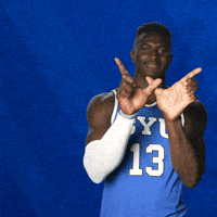 Byu Basketball Win GIF by BYU Cougars