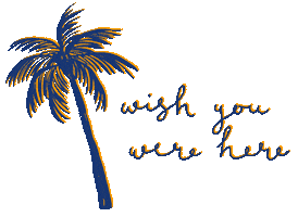 Palm Tree Beach Sticker