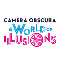 Edinburgh Sticker by Camera Obscura and The World of Illusions