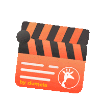 Orange Clapper Sticker by Dumela