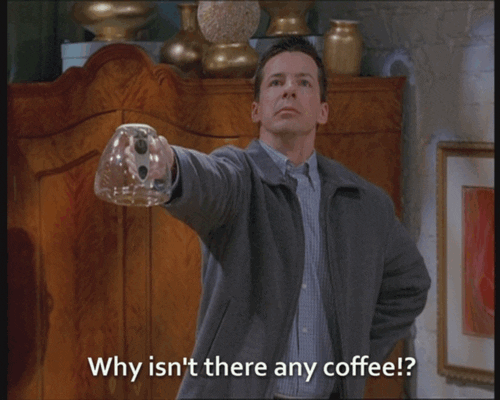 Will And Grace Coffee GIF
