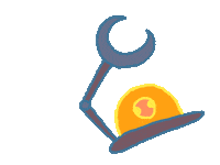 space waving Sticker by Christo