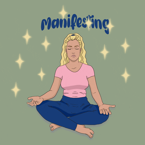 Ivy_Gwendolline universe meditation vibing meditate GIF