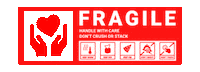 Handle With Care Fragil Sticker by Nico Semsrott