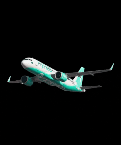 flynas giphyupload travel clouds airplane GIF
