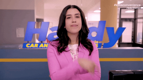 cant tell nicole power GIF by Kim's Convenience