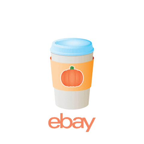 Pumpkin Spice Fall Sticker by eBay