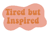 Tired Sticker