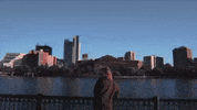 polyvinylrecords city turn around skyline polyvinyl GIF
