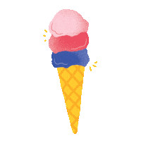 summer dessert Sticker