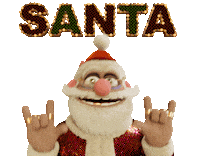 Merry Christmas Santa Sticker by mattbag3d