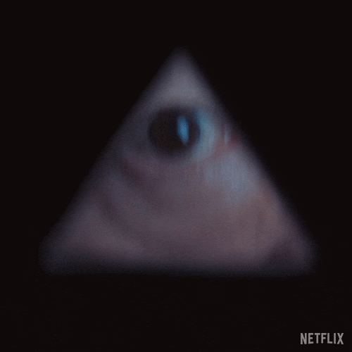 Peeking Looking GIF by NETFLIX