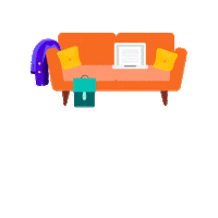 Home Couch Sticker by theSkimm