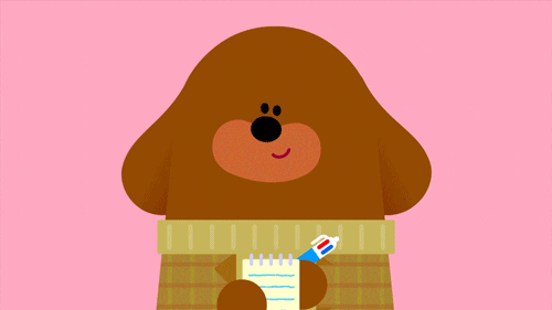 Dog Notes GIF by Hey Duggee