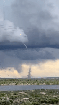 Towering Funnel Spotted Amid Tornado Risk in Southwest Wyoming