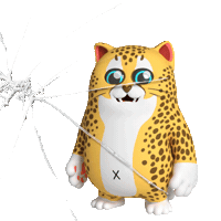 Mad Cat Sticker by Liberty Cats Emojis