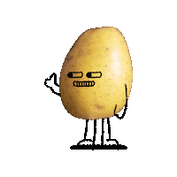 Potato Sticker by InSynch