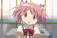 Embarrassed Magical Girl GIF