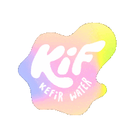 kifkefirwater kif kif kefir water Sticker