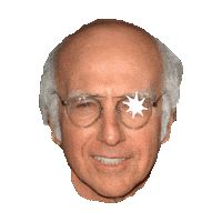 Larry David Seinfeld Sticker by imoji