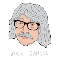 Larry David Buck Dancer Sticker